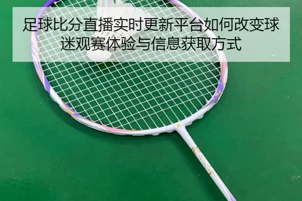 足球比分直播实时更新平台如何改变球迷观赛体验与信息获取方式